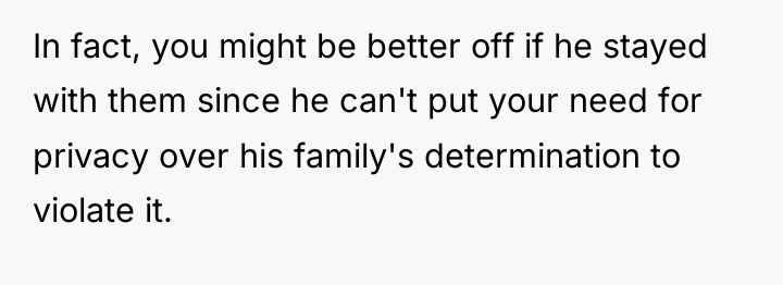 In fact, you might be better off if he stayed...