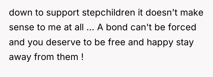 down to support stepchildren it doesn't make sense to me...