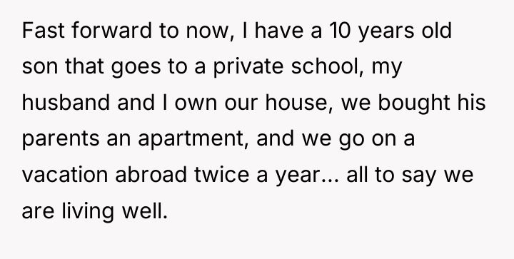 Fast forward to now, I have a 10 years old...