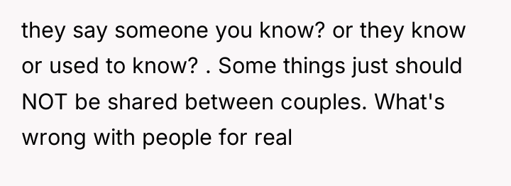 they say someone you know? or they know or used...