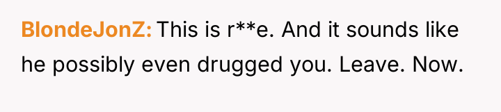 BlondeJonZ This is r**e. And it sounds like he possibly...