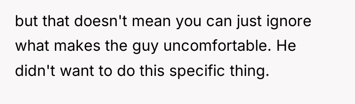 but that doesn't mean you can just ignore what makes...