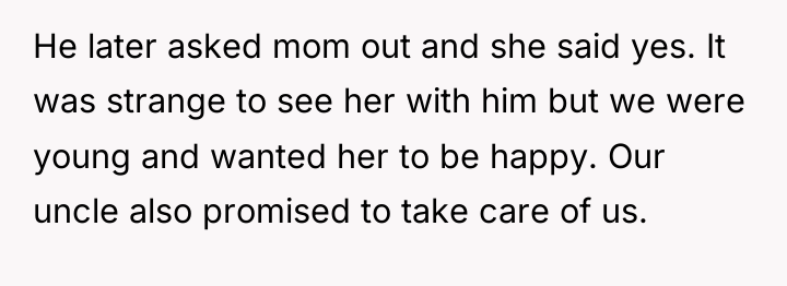 He later asked mom out and she said yes. It...