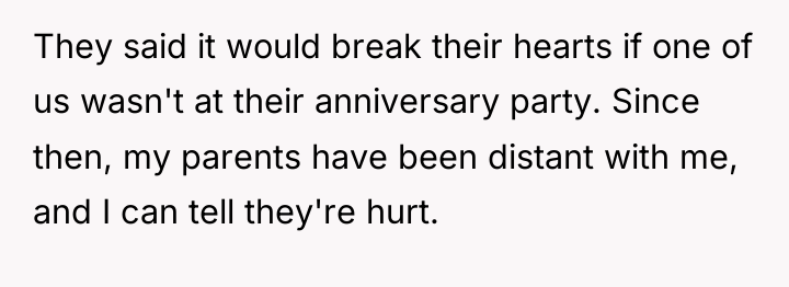 They said it would break their hearts if one of...