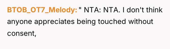 BTOB_OT7_Melody " NTA: NTA. I don't think anyone appreciates being...