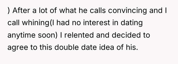 ) After a lot of what he calls convincing and...