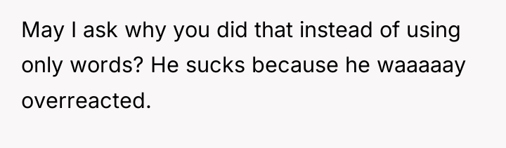 May I ask why you did that instead of using...