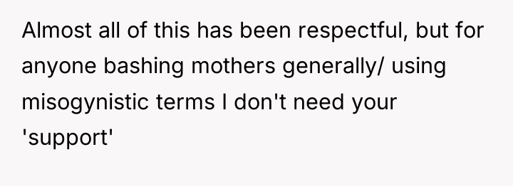 Almost all of this has been respectful, but for anyone...