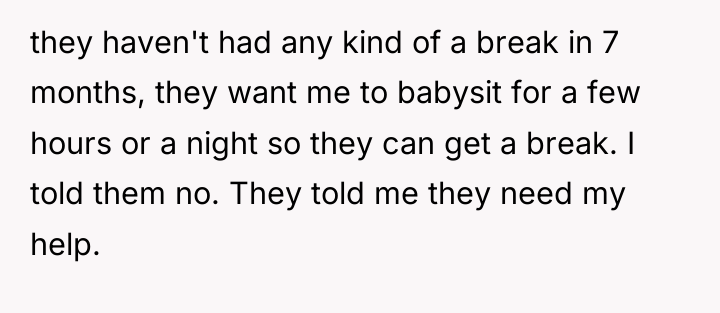 they haven't had any kind of a break in 7...