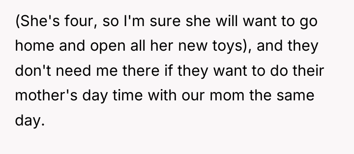 (She's four, so I'm sure she will want to go...