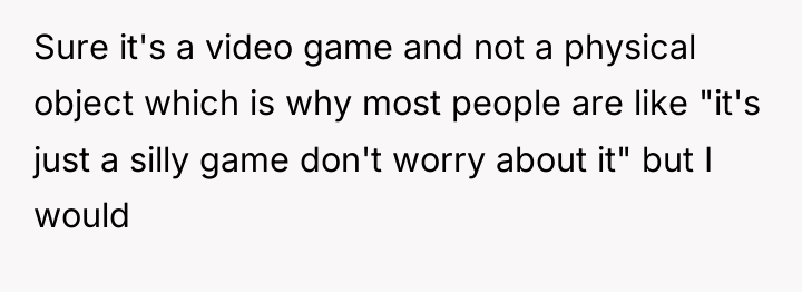 Sure it's a video game and not a physical object...