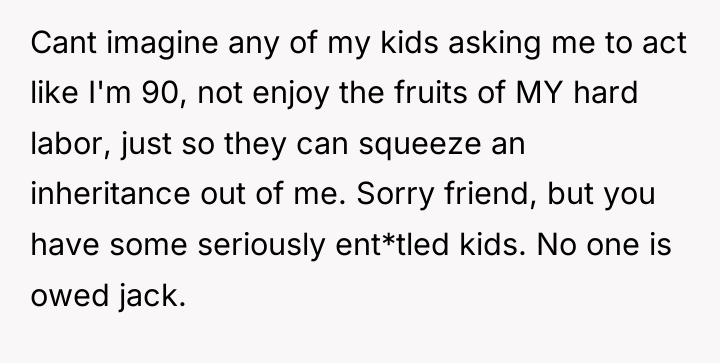 Cant imagine any of my kids asking me to act...