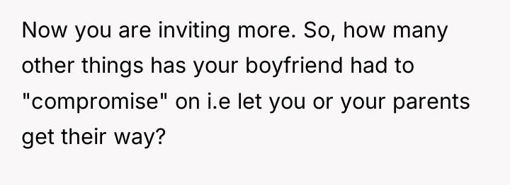 Now you are inviting more. So, how many other things...
