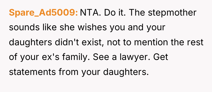 Spare_Ad5009 NTA. Do it. The stepmother sounds like she wishes...