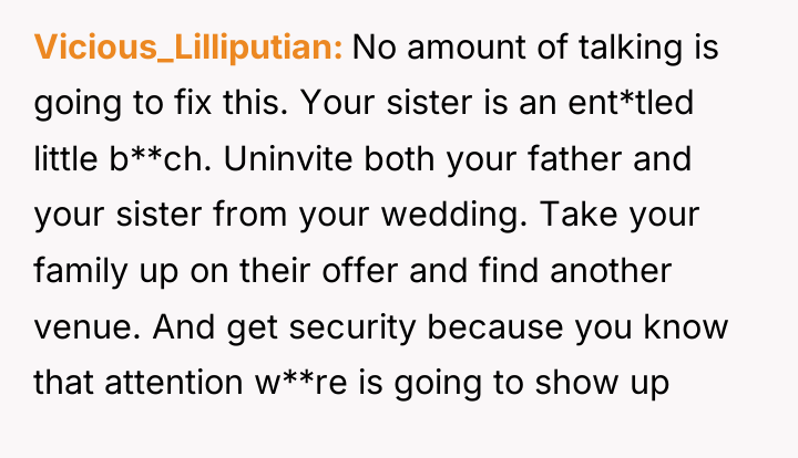 Vicious_Lilliputian No amount of talking is going to fix this....