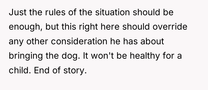 Just the rules of the situation should be enough, but...
