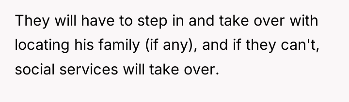 They will have to step in and take over with...