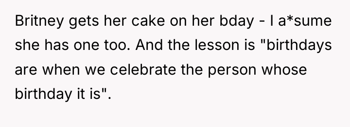 Britney gets her cake on her bday - I a*sume...