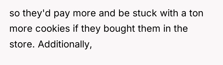 so they'd pay more and be stuck with a ton...