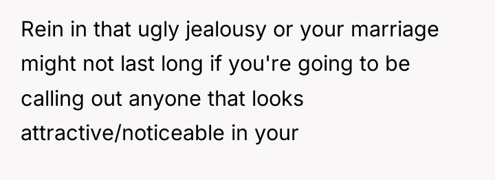 Rein in that ugly jealousy or your marriage might not...