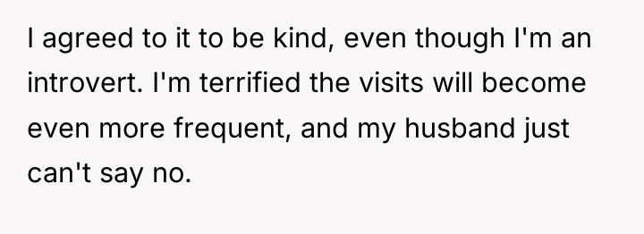 I agreed to it to be kind, even though I'm...