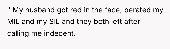 " My husband got red in the face, berated my...