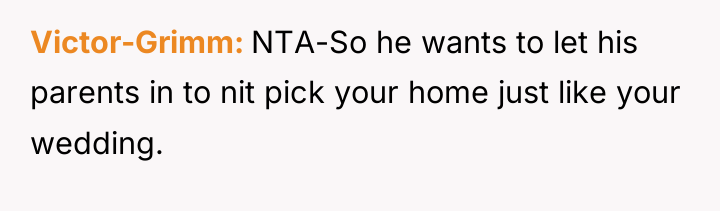 Victor-Grimm NTA-So he wants to let his parents in to...