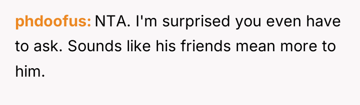 phdoofus NTA. I'm surprised you even have to ask. Sounds...
