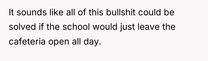It sounds like all of this bullshit could be solved...