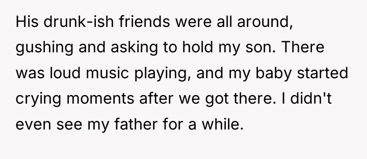 His drunk-ish friends were all around, gushing and asking to...