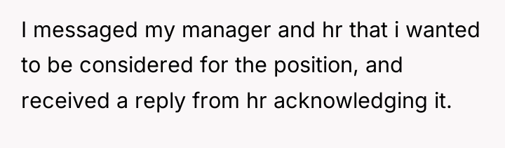 I messaged my manager and hr that i wanted to...