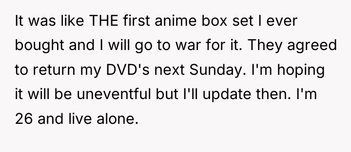 It was like THE first anime box set I ever...
