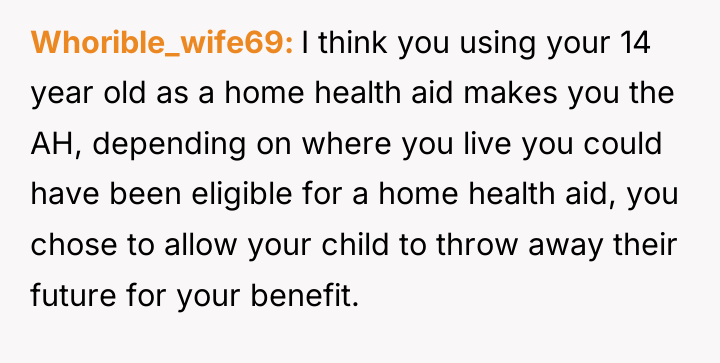 Whorible_wife69 I think you using your 14 year old as...