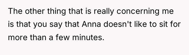 The other thing that is really concerning me is that...