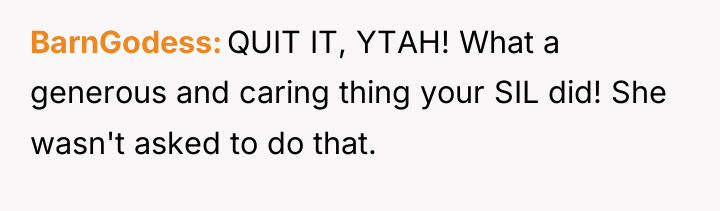 BarnGodess QUIT IT, YTAH! What a generous and caring thing...