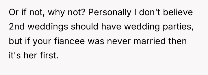 Or if not, why not? Personally I don't believe 2nd...