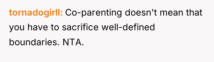 tornadogirll Co-parenting doesn't mean that you have to sacrifice well-defined...