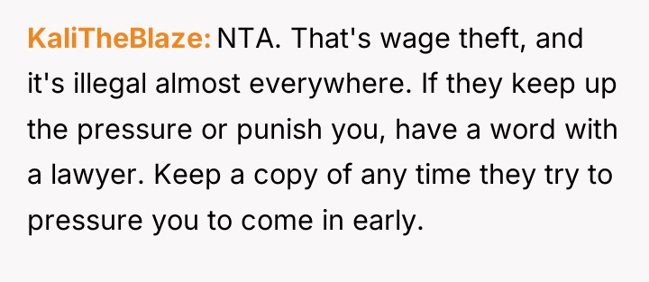 KaliTheBlaze NTA. That's wage theft, and it's illegal almost everywhere....