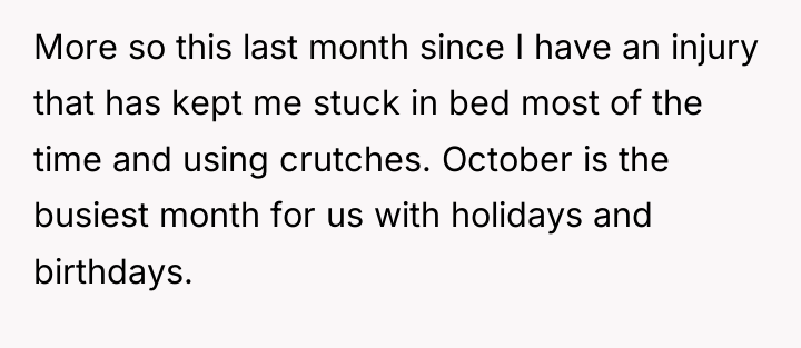 More so this last month since I have an injury...