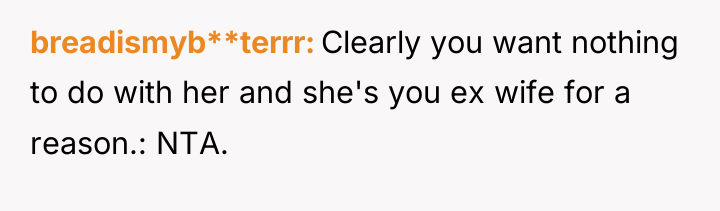 breadismyb**terrr Clearly you want nothing to do with her and...