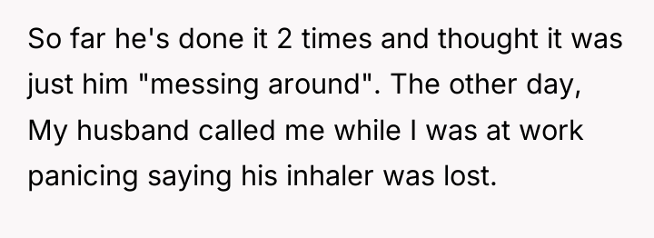So far he's done it 2 times and thought it...