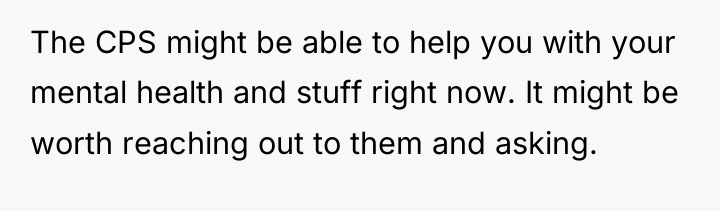 The CPS might be able to help you with your...