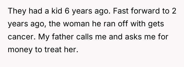 They had a kid 6 years ago. Fast forward to...