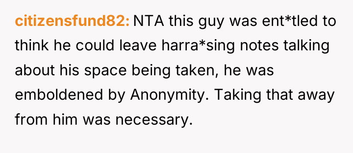 citizensfund82 NTA this guy was ent*tled to think he could...