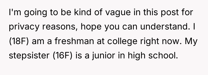 I'm going to be kind of vague in this post...