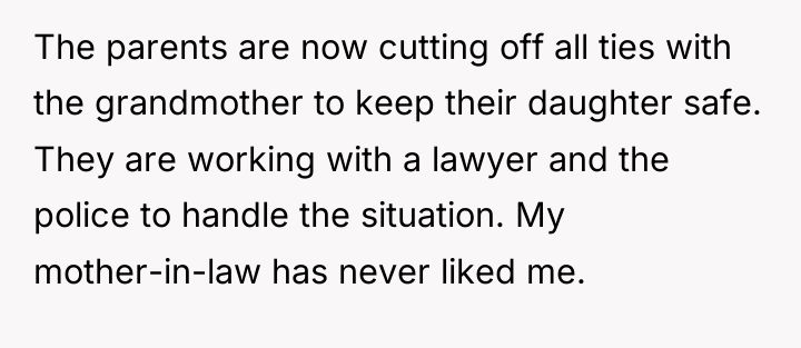 The parents are now cutting off all ties with the...