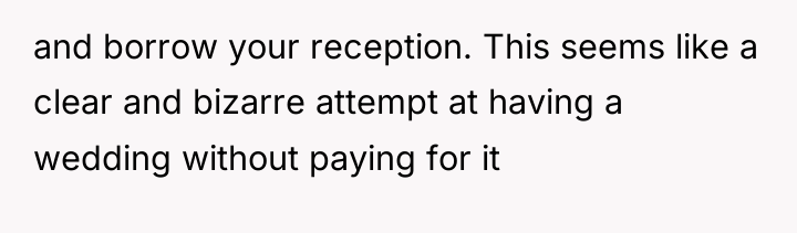 and borrow your reception. This seems like a clear and...