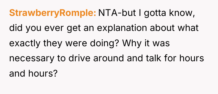 StrawberryRomple NTA-but I gotta know, did you ever get an...