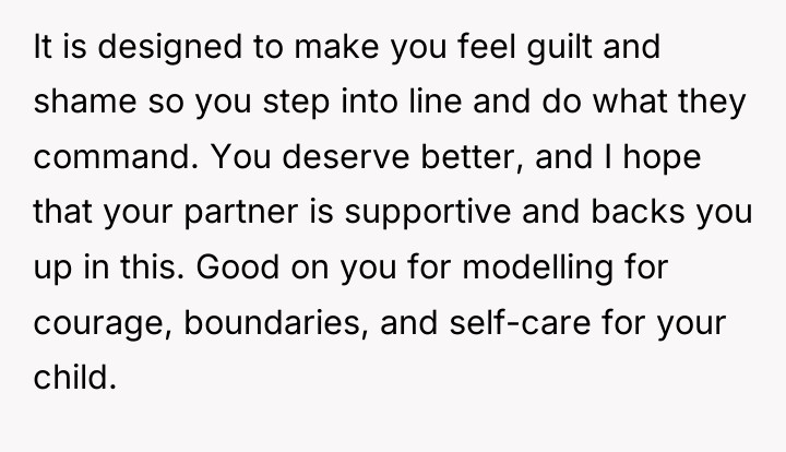 It is designed to make you feel guilt and shame...