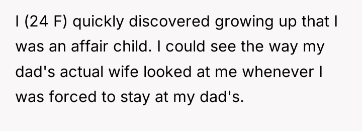 I (24 F) quickly discovered growing up that I was...